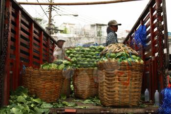 Royalty Free Photo of a Marketplace in Thailand