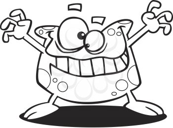 Royalty Free Clipart Image of a Goober
