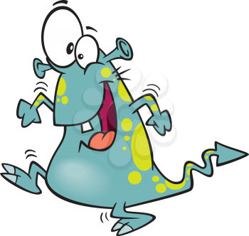 Royalty Free Clipart Image of a Monster