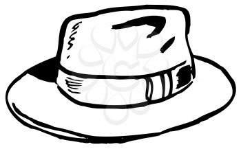 Royalty Free Clipart Image of a Hat
