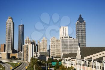 Royalty Free Photo of the Skyline of Atlanta, Georgia