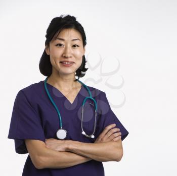 Royalty Free Photo of a Female Doctor Smiling