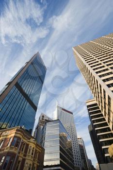Royalty Free Photo of Skyscrapers and Buildings in Downtown Sydney, Australia