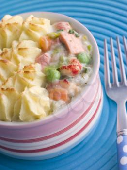 Royalty Free Photo of an Individual Fish Pie
