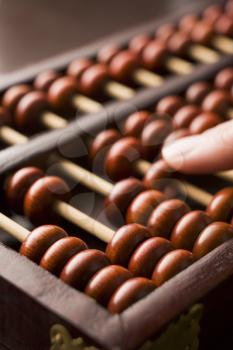 Royalty Free Photo of a Closeup of an Abacus