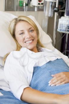 Royalty Free Photo of a Woman in the Hospital