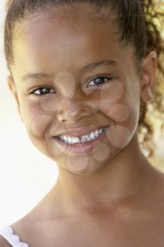 Royalty Free Photo of a Little Black Girl