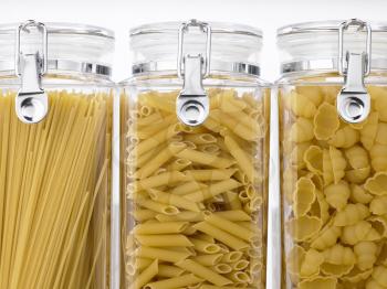 Royalty Free Photo of Jars With Pasta