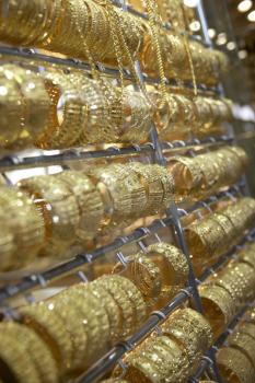 Royalty Free Photo of Gold Souk in Dubai