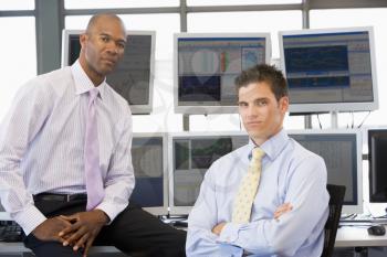 Royalty Free Photo of Two Stock Traders