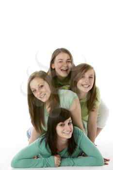 Royalty Free Photo of a Group of Girls