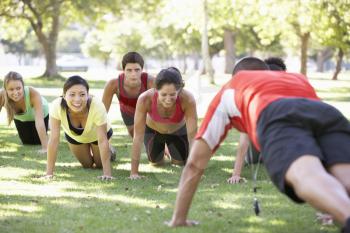 Instructor Running Fitness Boot Camp