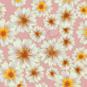 Seamless water Lily patten design