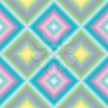 Royalty Free Clipart Image of Pastel Diamonds