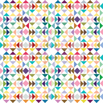 Royalty Free Clipart Image of a Triangle Pattern