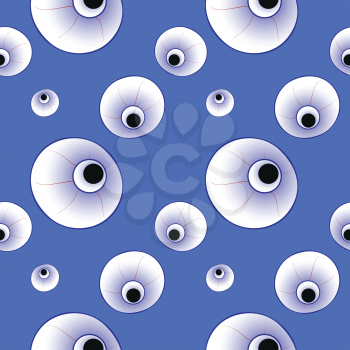 eyes pattern, abstract seamless texture