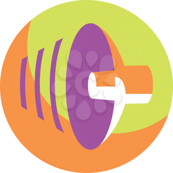 Royalty Free Clipart Image of a Loud Speaker