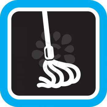 Royalty Free Clipart Image of a Mop