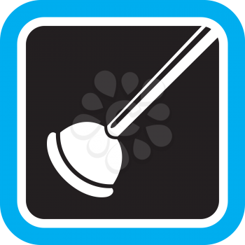 Royalty Free Clipart Image of a Plunger