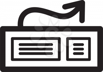 Royalty Free Clipart Image of a Keyboard Icon