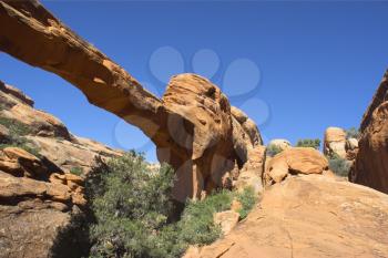 Royalty Free Photo of Rock Formations in a National Park