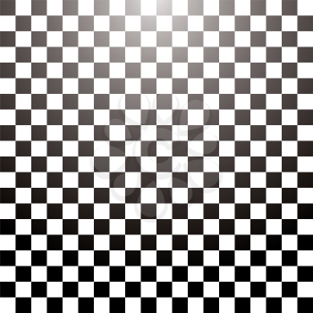 Royalty Free Clipart Image of Checkered Tile