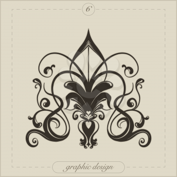 Royalty Free Clipart Image of a Design Element