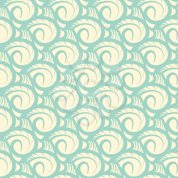 Abstract pattern with swirls shapes