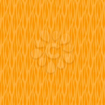 Seamless pattern with abstract shapes in shades of orange.