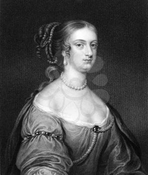 Rachel Russell, Lady Russell (1636-1723) on engraving from 1830. English noblewoman, heiress, and author. Engraved by J.Cochran and published in ''Portraits of Illustrious Personages of Great Britain'