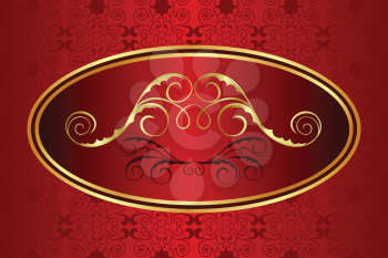 Royalty Free Clipart Image of a Luxury Design
