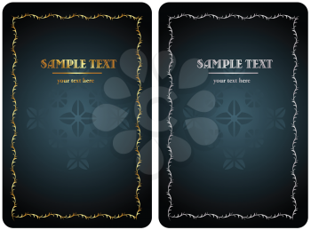 Royalty Free Clipart Image of Invitation Templates