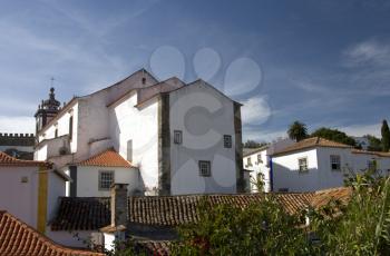 Royalty Free Photo of Building in Obidos, Portugal