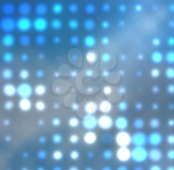abstract dotted background blue bokeh circles and blur