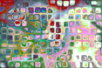 colorful background illustration of colored dots and blur