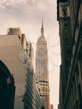 NY street vertical view image