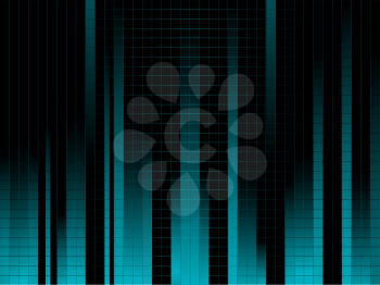 Royalty Free Clipart Image of an Abstract Background With Graph Squares