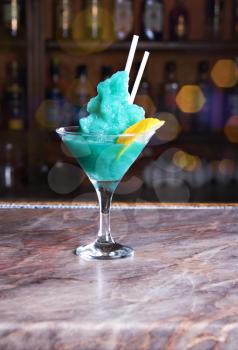 Royalty Free Photo of a Frozen Cocktail