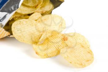 Royalty Free Photo of a Bag of Potato Chips