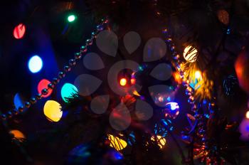 New year bokeh background for design