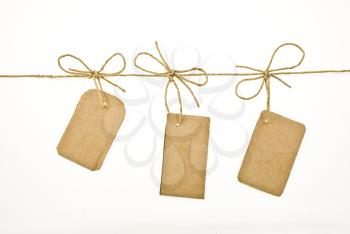 Royalty Free Photo of Cardboard Tags