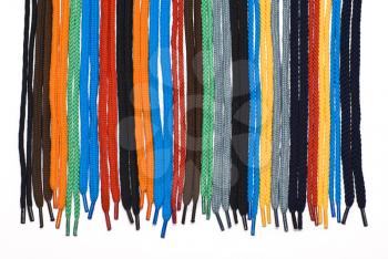 Royalty Free Photo of Colorful Shoelaces