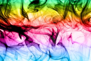 Abstract colorful fume background useful as texture