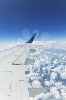 Aerial view from the airplane window.