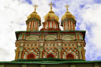 Sergiev Posad, Russia-April 9, 2015: The Trinity Lavra of St. Sergius is the most important Russian monastery and the spiritual centre of the Russian Orthodox Church.