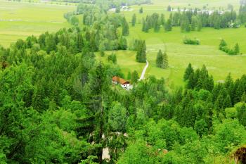 View of Bavarian Alps.