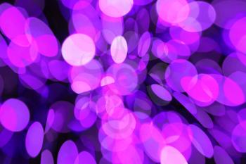 Unfocused lilac light spots abstract background