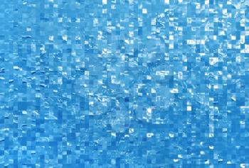 Background with blue abstract checkered pattern