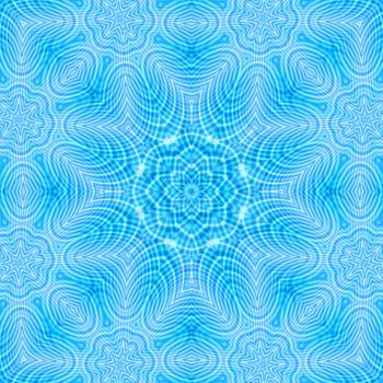 Blue background with abstract concentric pattern