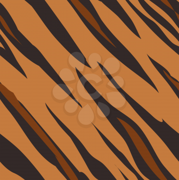 Royalty Free Clipart Image of a Tiger Print Background
